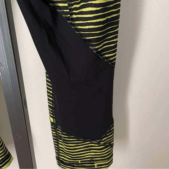 Lululemon Seawheeze Pace Rival Crop Pant Legging Blackout Size 12 RARE - Picture 2 of 10